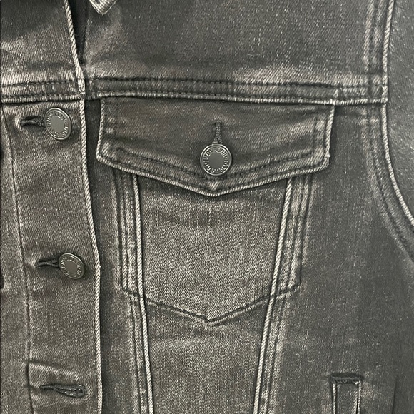 Judy Blue Black Denim Jacket - Picture 4 of 10